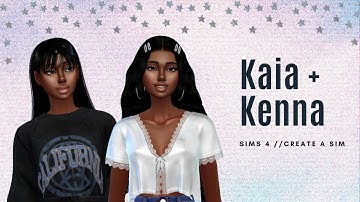 THE SIMS 4 | Twins CAS - "Kaia & Kenna" + FULL CC LIST