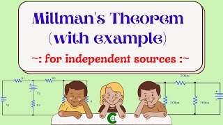 Millman's theorem | Application of Network Theorems (Lec9) | Network Theory | Easy E2C