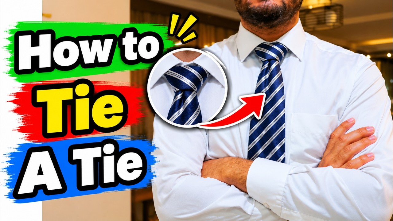 how to tie a tie professional - YouTube