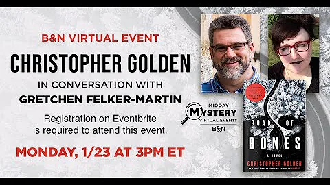 #BNEvents: Christopher Golden (ROAD OF BONES)