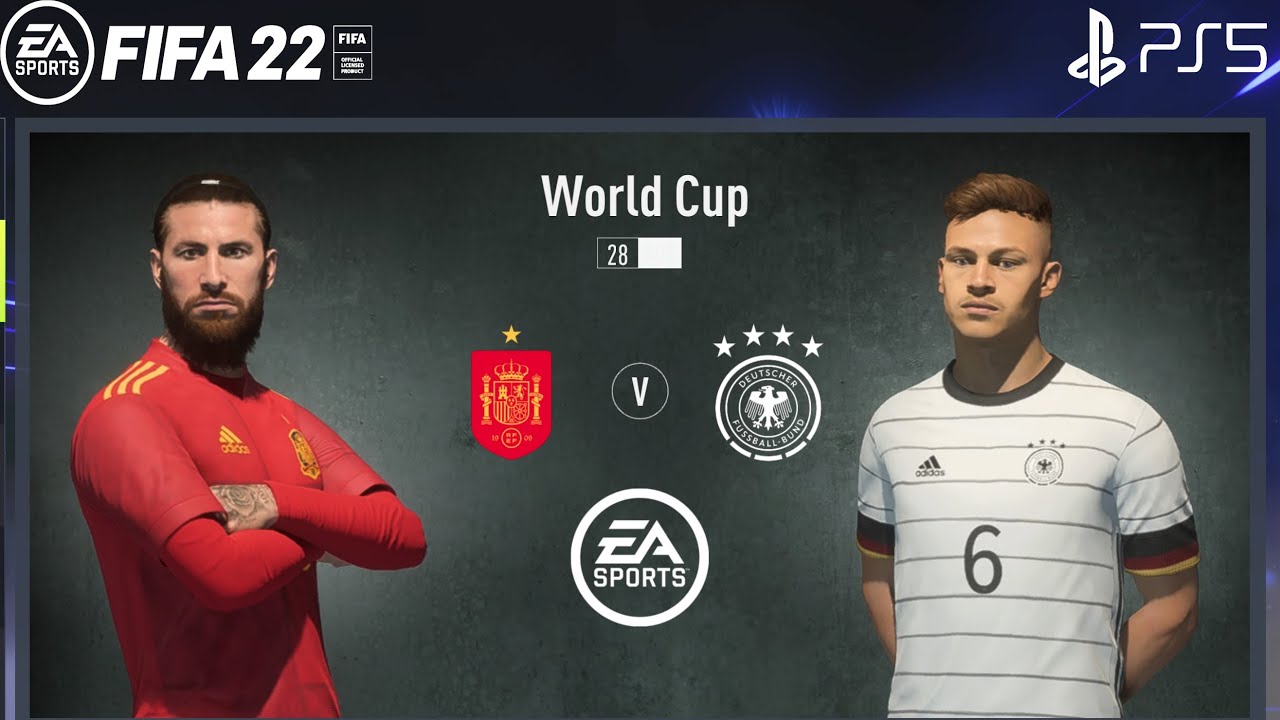 FIFA 22 PS5 Spain Vs Germany World Cup 2022