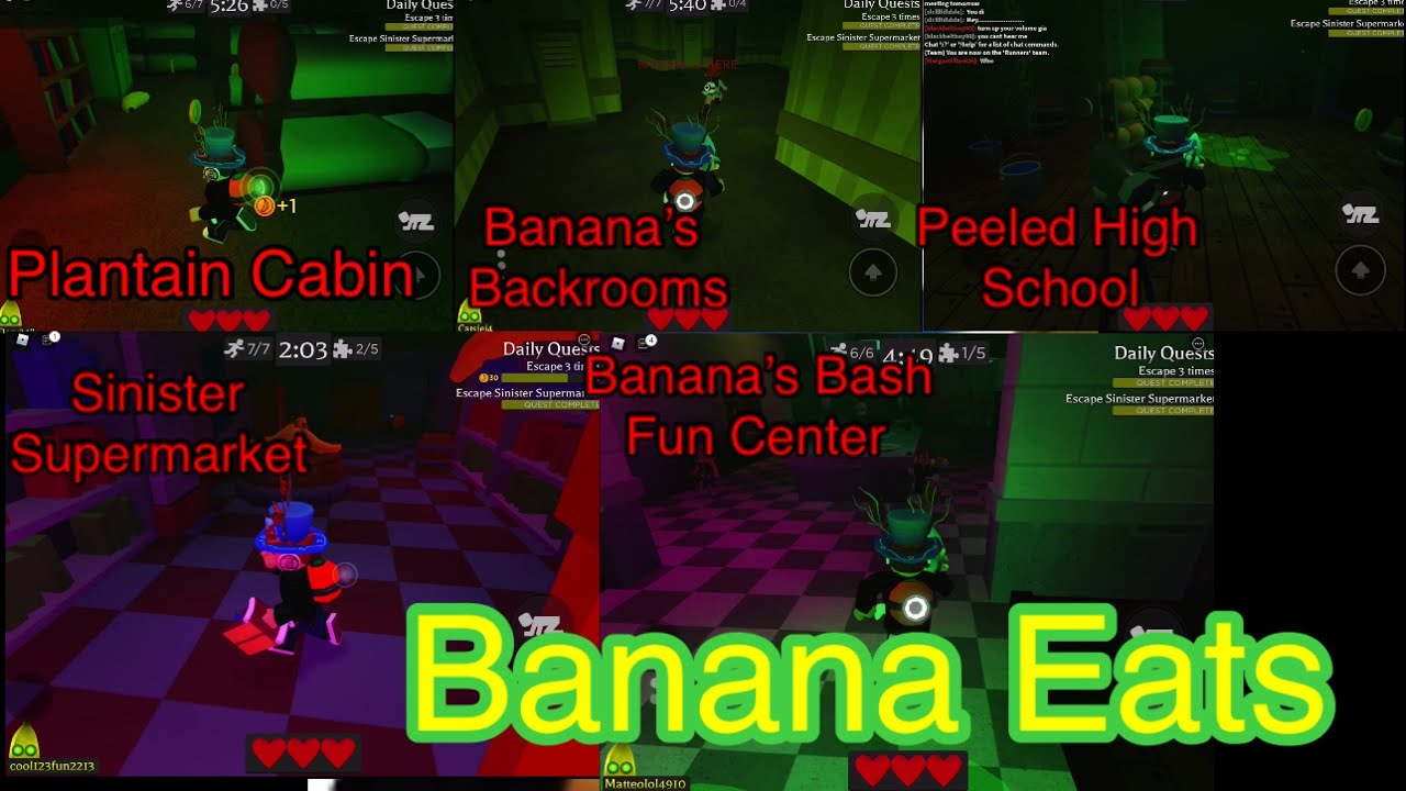 Roblox Banana Eats Maps