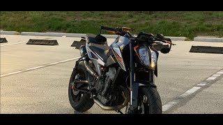 Duke 790 l (48ps) RAW - Engine Sound!! | Austin Racing slip-on