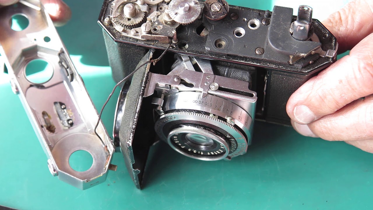 Kodak Retina II with an interesting set of problems, part 01 - YouTube