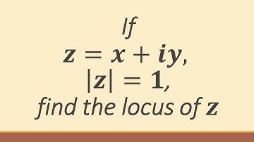 z=x+iy | Maths 2A Complex Numbers Question 25 #complexnumbers #maths2a