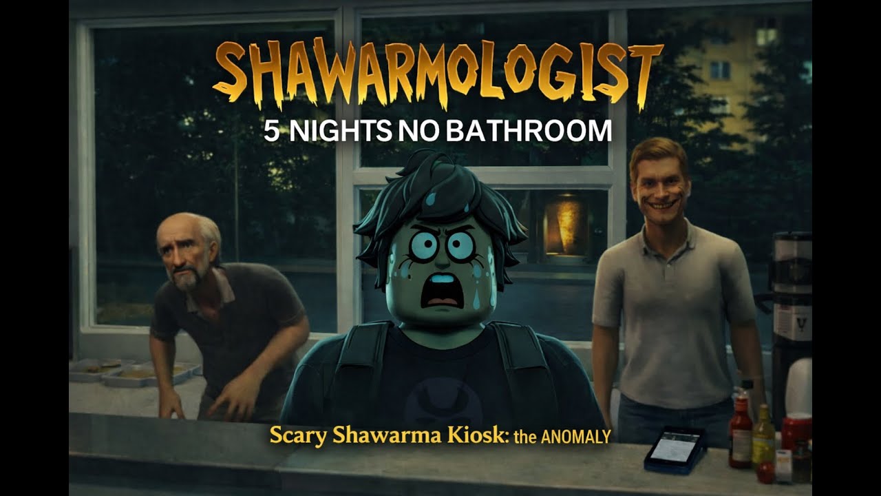 5 Nights No Bathroom - Scary Shawarma Kiosk: the ANOMALY - [Full Walkthrough No comments] ROBLOX