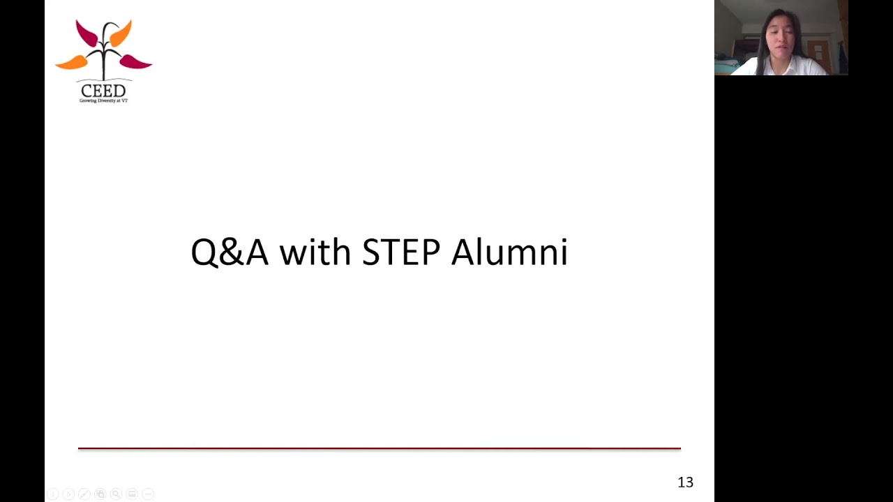 Student Transition Engineering Program (STEP) Information Webinar