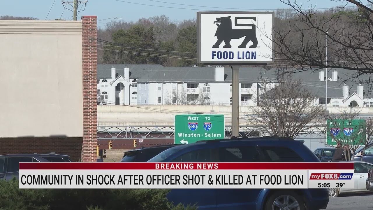 Greensboro community responds after officer shot, killed at Food Lion ...