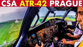 Piloting CSA ATR-42 into Prague