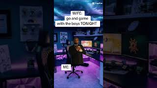 WIFE: go and game with the boys TONIGHT #fyp #wife #playstation2 #gaming #pc