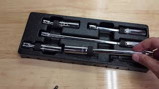 DuraTech 5 Pcs Magnetic Swivel Spark Plug Socket Set