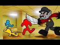 Stickman VS Minecraft: Mario.exe Backrooms Survival - AVM Shorts Animation