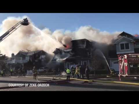 Large fire spreads