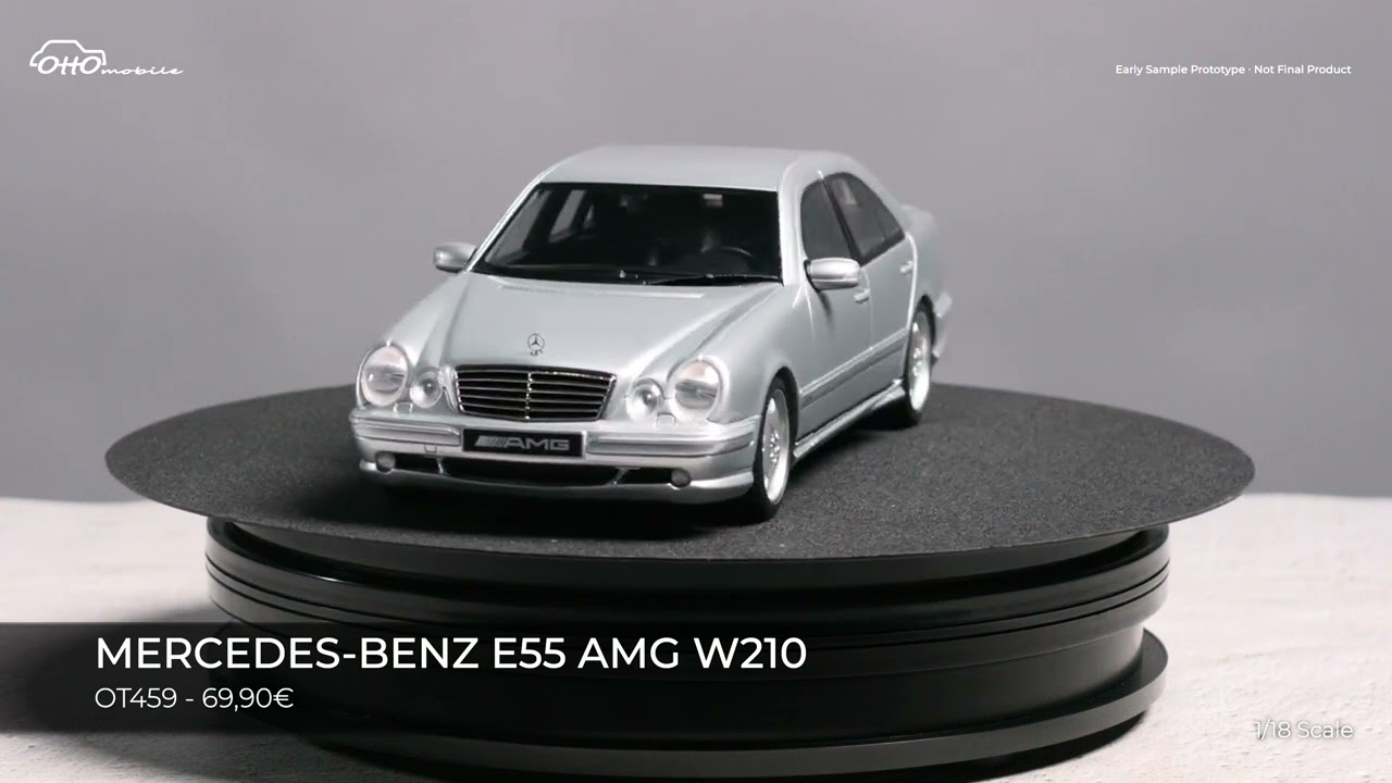 OttOmobile - Mercedes-Benz E55 AMG W210 Brilliant Silver 744 2001