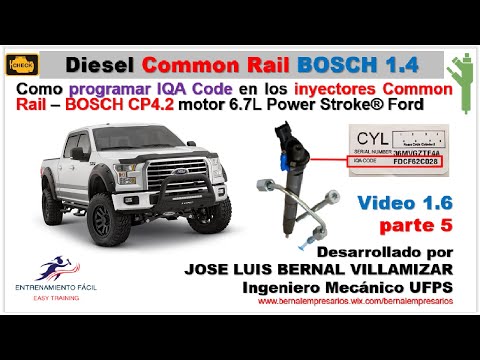 7-Inyección Diésel Common Rail (código de inyector: IQA Code) motor 6.7L Power Stroke® Ford v1.6 p5