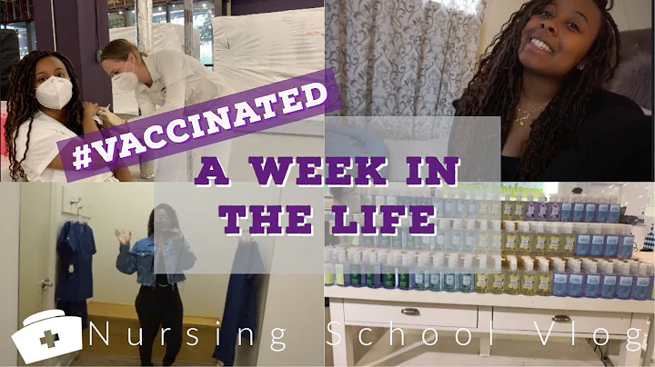 Nursing School Vlog | 2nd Dose of COVID Vaccine, Scrub Shopping, & Exams