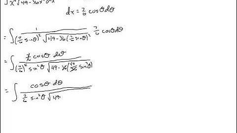 Activity 5 5 3, part d: Calculating an Integral with Trig Substitution