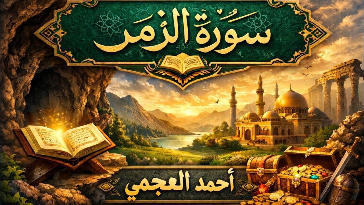 سورة الزمر | تسبيحات قرآنية بصوت أحمد العجمي - تلاوة متواصلة تلامس القلب