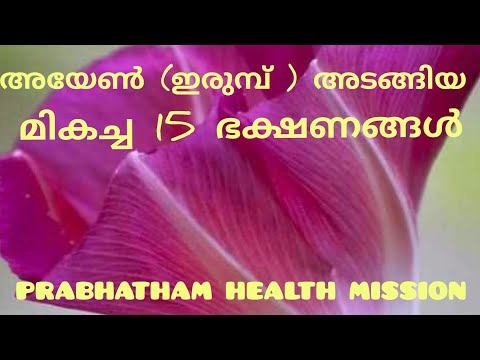 അയേൺ അടങ്ങിയ മികച്ച 15 ഭക്ഷണങ്ങൾ ഏതൊക്കെ .PRABHATHAM HEALTH MISSION