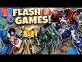 TRANSFORMERS FLASH GAMES! (w/ PaperPlane!) - Diamondbolt