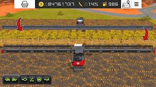 Fs 18 Challengeing Harvesting With Big Headers (Canola,Wheat,Sunflower,Corn,Patoto,Sugarbeet) #fs18