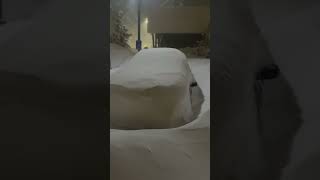 Cars BURIED in California Blizzard #shorts