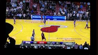 Kings' Tyreke Evans steals ball from Heat's Dwyane Wade at end of lopsided game