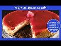 Tarta de queso &quot;LA VIÑA&quot; con MERMELADA y base de galleta🧀cremosa e irresistible 🧀