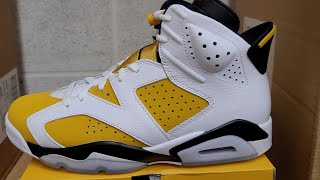 Early Look Air Jordan 6 Yellow Ochre