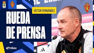 🎥 𝗥𝗨𝗘𝗗𝗔 𝗗𝗘 𝗣𝗥𝗘𝗡𝗦𝗔 | Víctor Fernández: “La afición será nuestro jugador número 12” | Real Zaragoza
