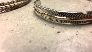 ～KARBE動画～【Indian Jewelry】ナバホ・バングル・12KGF (ターニャ・メイス)