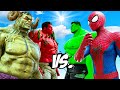 Super Epic Battle | Spiderman & Big Hulk vs Hulk Lucifer & Hell Hulk - KjraGaming