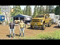 CHOW IS BACK! (CAMPING WITH 6X6 F-550 OVERKILL) | FARMING SIMULATOR 2019