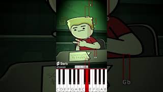 DANS & SNAD 17: Math Nightmare ft. Baldi's Basics (@dude.dans_) - Octave Piano Tutorial