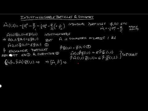 Indistinguishable Particles and