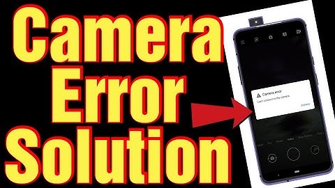 Android Mobile Camera Error Solution | Redmi Mobile Camera Not Working Solution