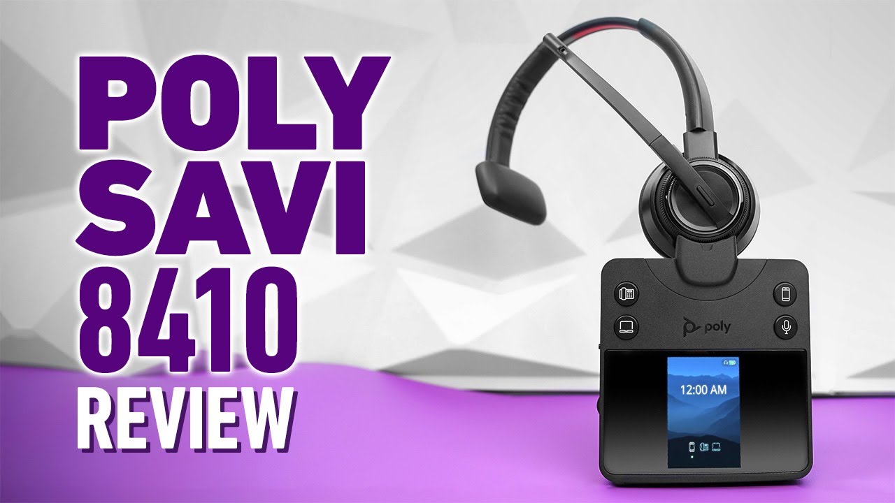 Poly Savi 8410 Office: Headset got a brand new base - YouTube
