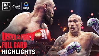 Riyadh Season Oleksandr Usyk Vs. Tyson Fury 2 Full Card Highlights