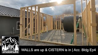 Walls Are Up &amp; The Cistern Is In |  Accessor Building Ep4 | The ShabinLife