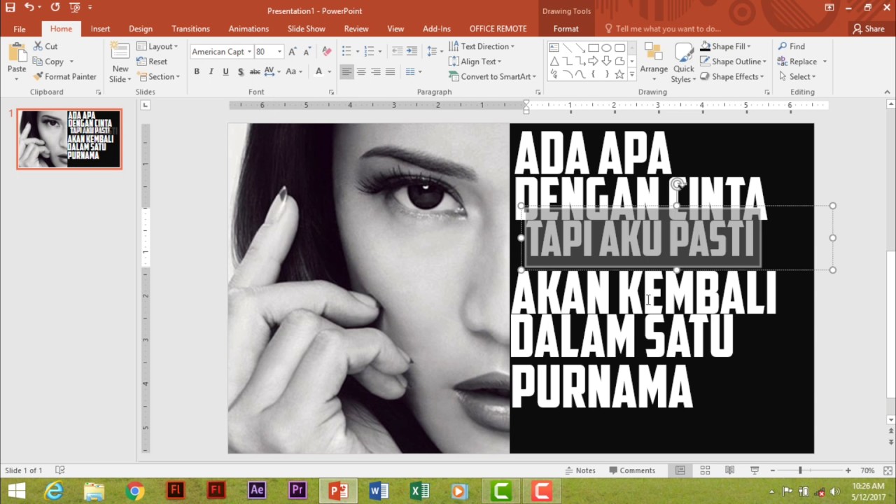  Desain  Portrait Poster  Tutorial  Powerpoint 2021 YouTube