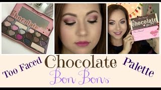 Too Faced Chocolate Bon Bons Palette! Review, swatches & tutorial!