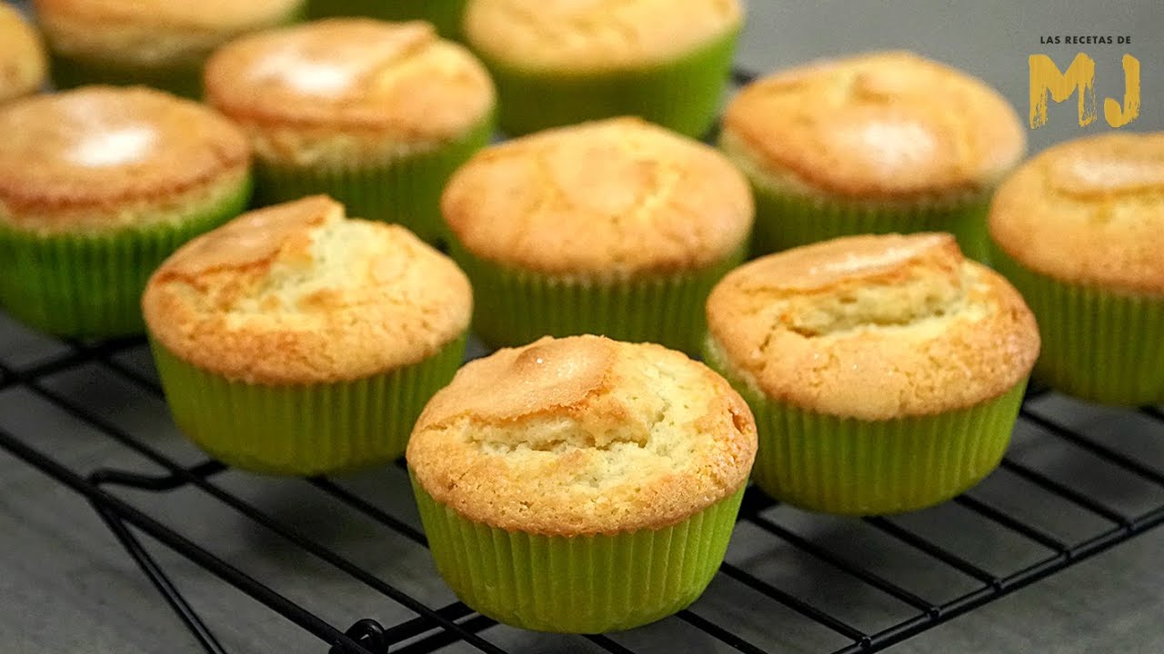 Magdalenas caseras con aceite de oliva ¡Más sabor que nunca!