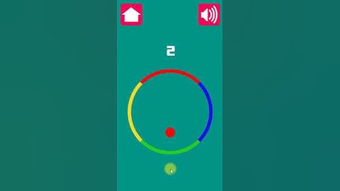 Colored Circle Game Made With Construct 2 Game Engine