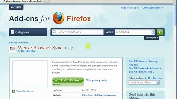 Firefox Sync