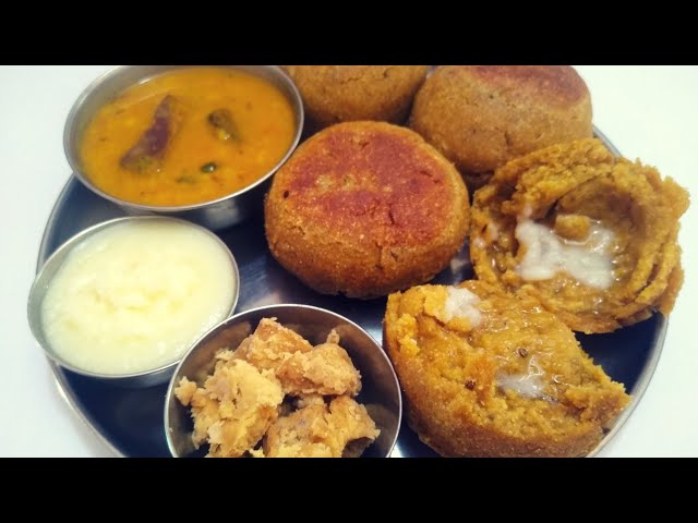 कढ़ाई में बनाये इस तरह से राजस्थानी दाल बाटी|Dal Baati With Churma|Dal Bati Recipe|Litti Chokha|Bati| | NishaMadhurima Recipes