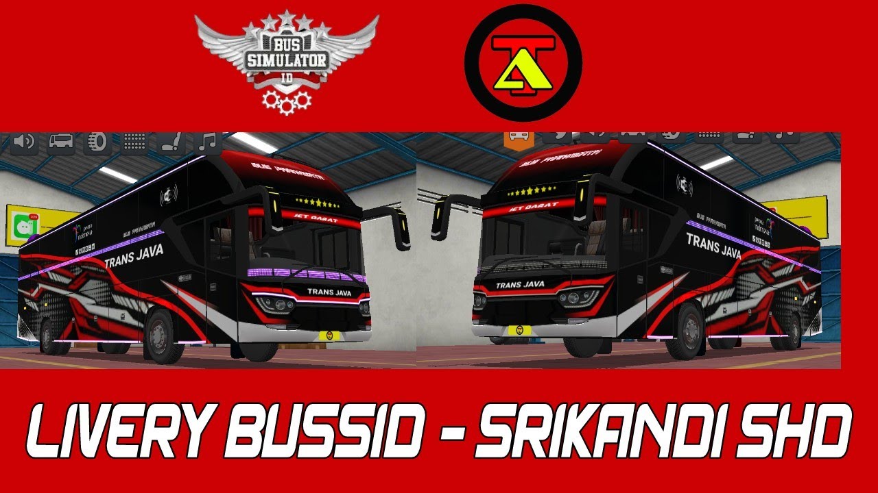 LIVERY BUSSID ORI SRIKANDI SHD YouTube