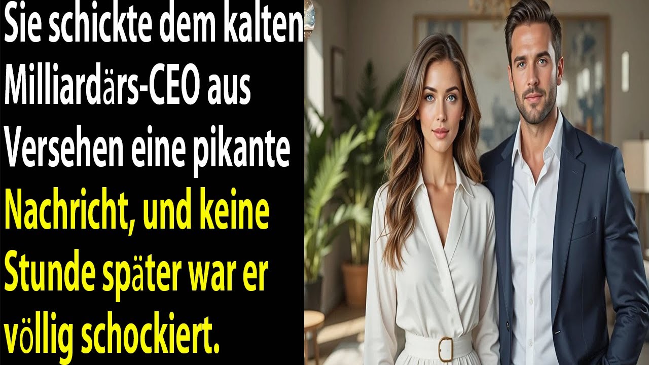 Sie sendet dem kalten Milliardär versehentlich etwas Pikantes – und seine Reaktion schockiert.