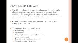 Pragmatic Language Therapy Presentation