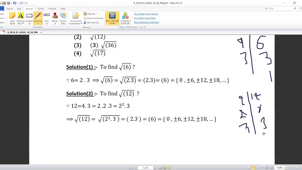 المرحلة الثالثه / المحاضره 17/ Nil  Radical