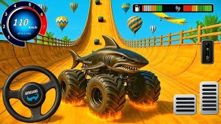 Wyzwanie Impossible Mega Ramp Race 3D – Symulator wyczynów kaskaderskich monster truckami – Rozgr... screenshot 4